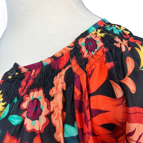 Tucker NYC The Classic Bold Floral Blouse S - Picture 10 of 15